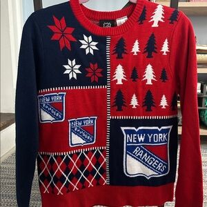 NHL New York Rangers Youth Ugly Sweater XL
